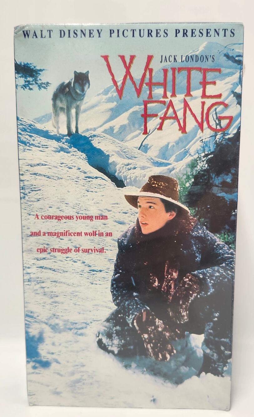 Sealed White Fang VHS 1991 Walt Disney Ethan Hawke Jack London Vintage